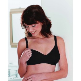 Сутиен за бременни и кърмачки в черно с разнообразни размери
